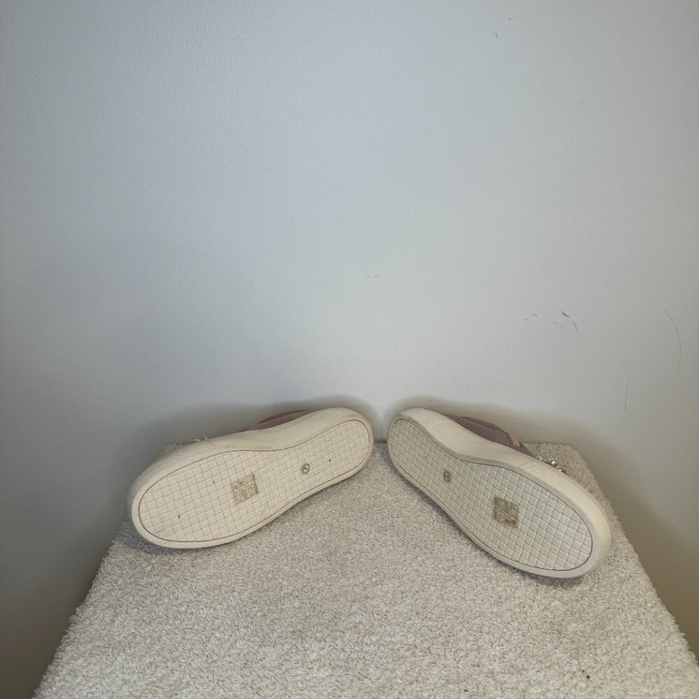 Vintage Havana | Pearl Embellished Slip Ons | Blush - Picture 7 of 7